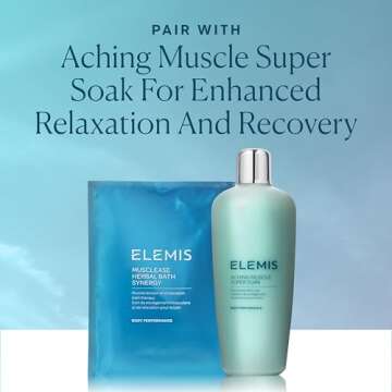 ELEMIS Musclease Herbal Bath Synergy | Calming Muscle Tension and Relaxation Therapy Soak Relieves A...