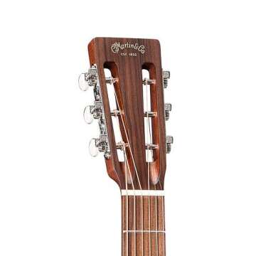 Martin Guitar 000-15SM with Gig Bag, Acoustic Guitar for the Working Musician, Mahogany Construction, Satin Finish, 000-12 Fret with Slotted Headstock, and Low Oval Neck Shape