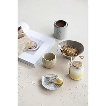 Bloomingville Unique Shaped Stoneware Bowl