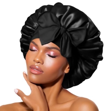 BONNET QUEEN Silk Bonnet for Sleeping - Adjustable, Stylish Hair Protection