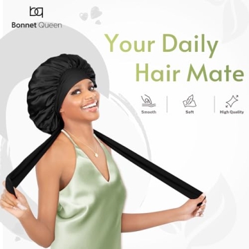 Adjustable Silk Bonnet for Hair Protection While Sleeping