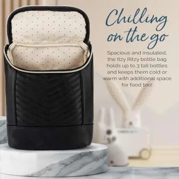 Stylish Itzy Ritzy Insulated Bottle Bag for Parents
