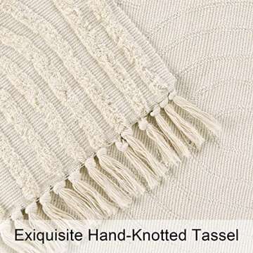 Lanffia Boho Kitchen Runner Rug - Stylish & Washable