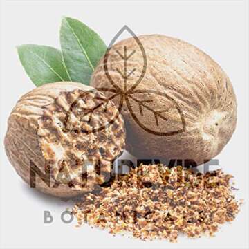 Naturevibe Botanicals Nutmeg Whole 1.76oz (50gm) | Non-GMO and Gluten Free | Indian Spice | Adds Aroma and Flavor
