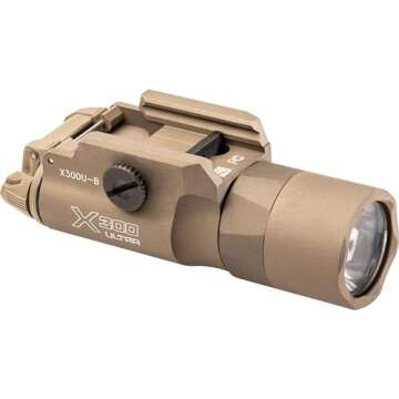 SureFire X300U-B Ultra LED Handgun or Long Gun WeaponLight with T-Slot Mount, Tan