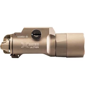 SureFire X300U-B Ultra LED Handgun or Long Gun WeaponLight with T-Slot Mount, Tan