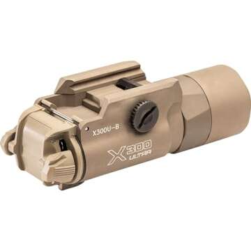 SureFire X300U-B Ultra LED Handgun or Long Gun WeaponLight with T-Slot Mount, Tan