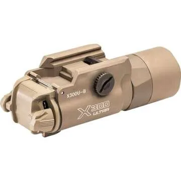 SureFire X300U-B Ultra LED Handgun or Long Gun WeaponLight with T-Slot Mount, Tan