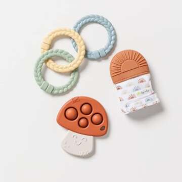 Itzy Ritzy Teething Toy Gift Set for Babies - Fun & Soothing
