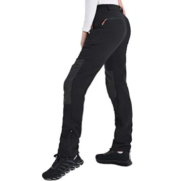 Postropaky Women's Outdoor Snow Ski Pants Waterproof Hiking Insulated Softshell Pants Snowboard Zipp...