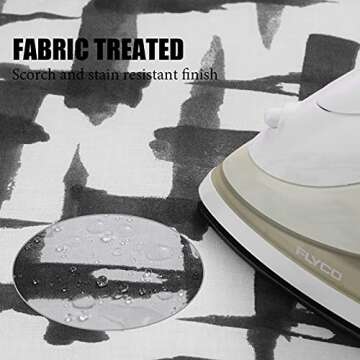 Durable BNDX Ironing Board Cover - 15" x 54" with Elastic