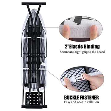 Durable BNDX Ironing Board Cover - 15" x 54" with Elastic