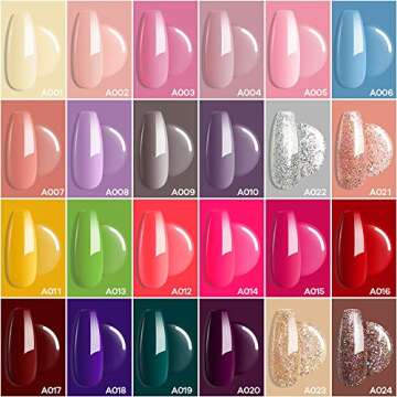 MODELONES 24 Color Gel Polish Set for Stylish Manicures