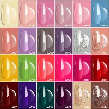 MODELONES 24 Color Gel Polish Set for Stylish Manicures
