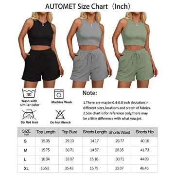 Stylish AUTOMET Two Piece Lounge Sets for Active Women