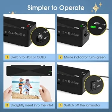 Crenova A4 Laminator Machine Hot Cold Fast Warm Technology