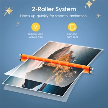 Crenova A4 Laminator Machine Hot Cold Fast Warm Technology