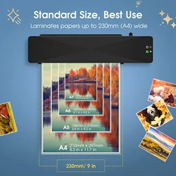 Crenova A4 Laminator Machine Hot Cold Fast Warm Technology