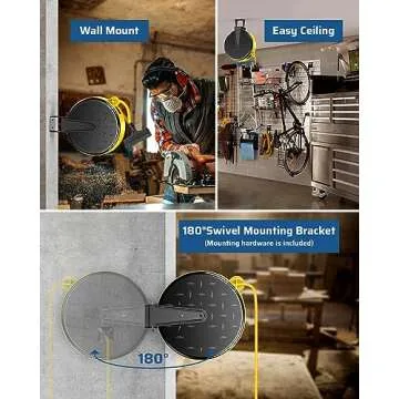 Retractable Extension Cord Reel for Garage & Shop