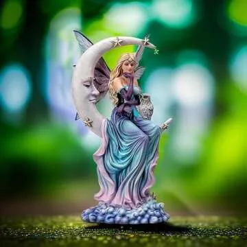 Ethereal Luna Fairy Figurine - 13" Mystical Home Decor