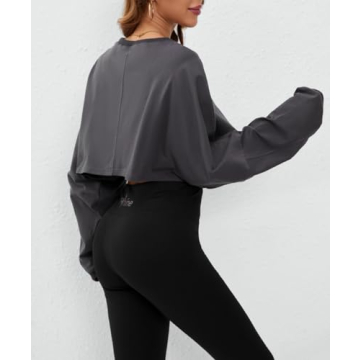 Stylish Meladyan Crewneck Crop Top for Women