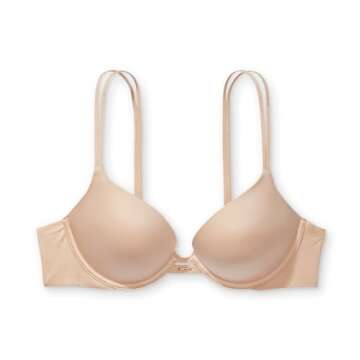 Victoria's Secret Very Sexy Push Up Bra, Adds One Cup Size, Plunge Neckline, Bras for Women, Marzipan, 36C