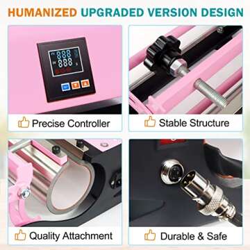 Realkant Tumbler Heat Press Machine for Custom Designs