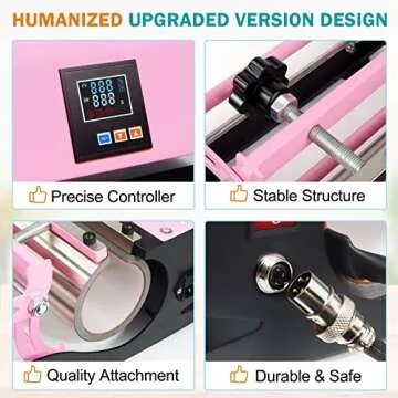 Realkant Tumbler Heat Press Machine for Custom Designs