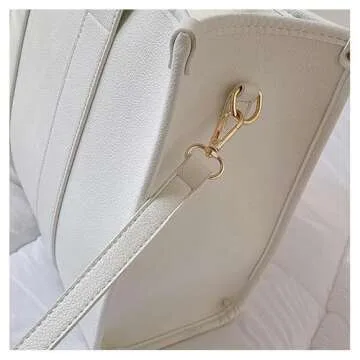 Stylish PU Tote Bag for Women with Large Capacity