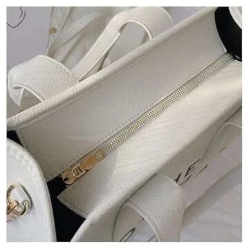 Stylish PU Tote Bag for Women with Large Capacity