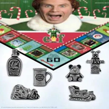 Monopoly Elf Collectible Game for Christmas Fun