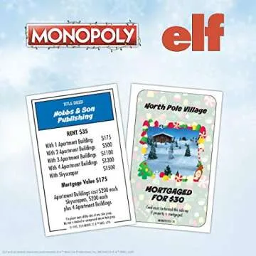 Monopoly Elf Collectible Game for Christmas Fun