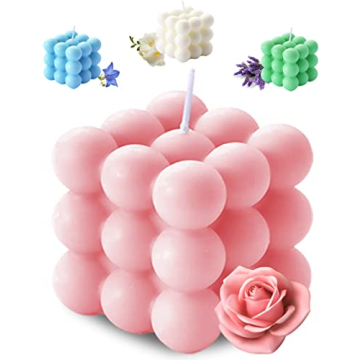 Aokala Scented Bubble Cube Candles - Perfect Aromatherapy Decor Gifts