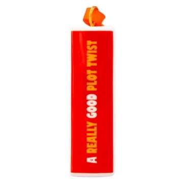 ban.do Decorative Hanging Ornaments, Unique Christmas Ornaments, Halloween/Christmas Tree Decorations, Book