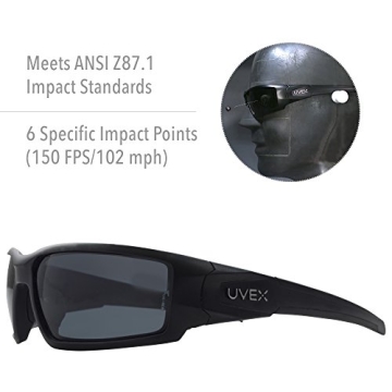 Honeywell Uvex Hypershock Anti-Glare Gray Shooting Glasses