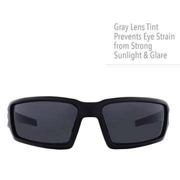 Honeywell Uvex Hypershock Anti-Glare Gray Shooting Glasses