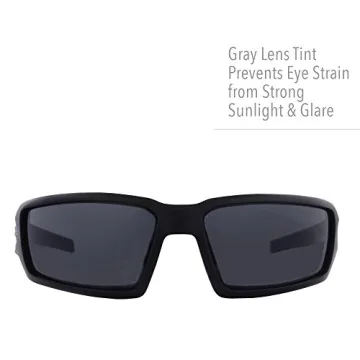 Honeywell Uvex Hypershock Anti-Glare Gray Shooting Glasses