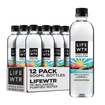 LIFEWTR Purified Water with Electrolytes - 12 Bottles
