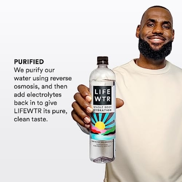 LIFEWTR Purified Water with Electrolytes - 12 Bottles