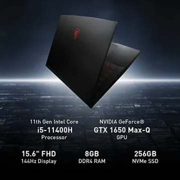 MSI GV15 Gaming Laptop Intel i5 GTX 1650 144Hz Display