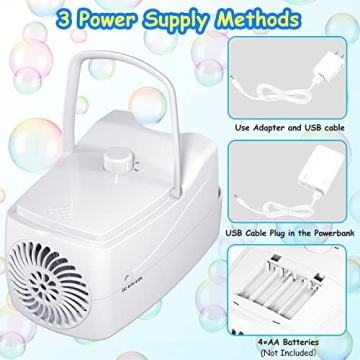 Automatic Bubble Blower for Kids 18000+ Bubbles Per Minute