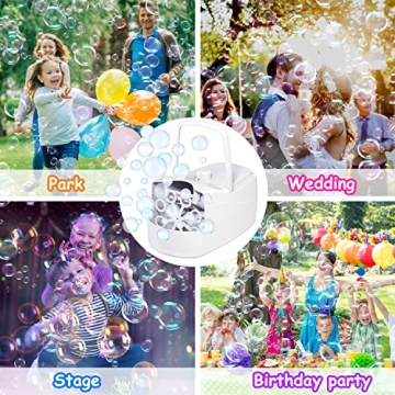 Automatic Bubble Blower for Kids 18000+ Bubbles Per Minute