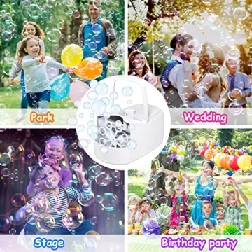 Automatic Bubble Blower for Kids 18000+ Bubbles Per Minute