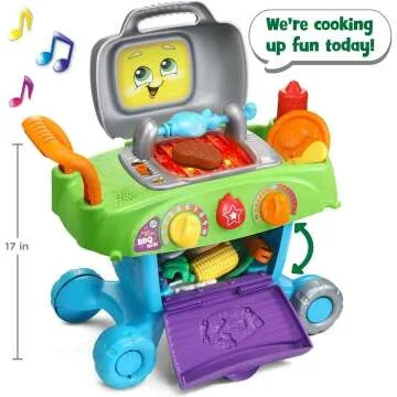 LeapFrog Smart Sizzlin' BBQ Grill Toy for Kids