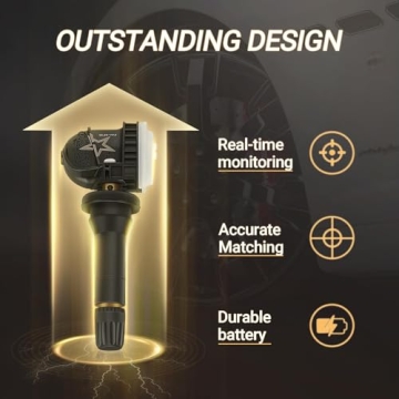 4-Pack TPMS Sensors for Chevy GM Vehicles 315MHz