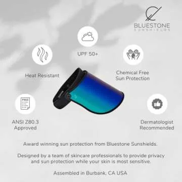 Bluestone Sunshields Full Lux Multi Color UV Protection