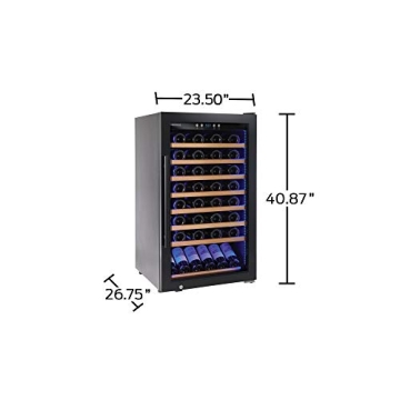Wine Enthusiast Classic L 80 Bottle Wine Cellar for Storing Wines