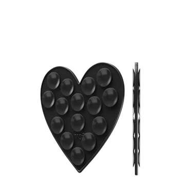Wildflower Cases - Black Heart Stickeez, Compatible with Apple iPhones | Pink Trendy Cute Viral - Du...