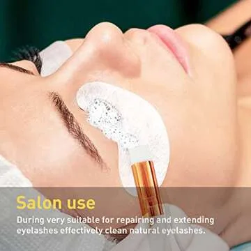 Lash Shampoo for Lash Extensions Lash Shampoo 60 ml + Brush, Deep Clean Eyelid Foaming Eyelash Cleanser for Extensions and Natural Lashes, Paraben & Sulfate & Oil Free for Home and Salon Use