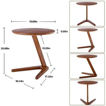 Ufurpie Mid Century Modern Arm Chair with Wood Frame Set of 2,Linen Fabric Comfy Reading Chair,Accent Chair for Living Room Bedroom Reading,Easy Assembly,Green